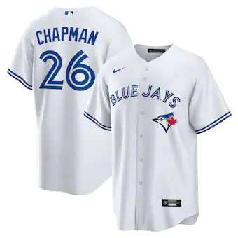 mens nike matt chapman white toronto blue jays replica play